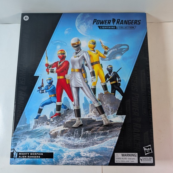 Power Rangers Lightning Collection Mighty Morphin Alien Ranger Action Figure Set - Picture 5 of 7